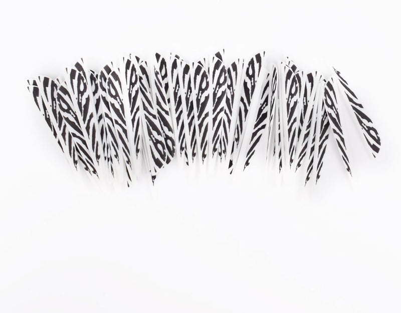 TY Archery 3 Inch Arrow Fletching Vanes Plastic Feather for DIY Archery Hunting Targeting Arrows(Pack of 50) - Image 3